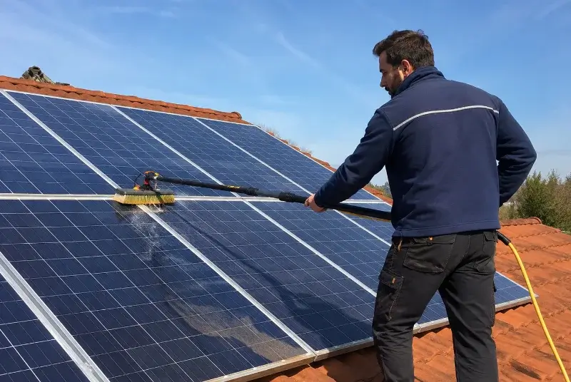 Nettoyage et entretien de panneaux solaires à Nordheim