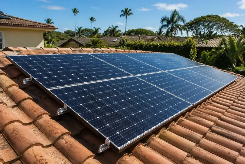 Installation de panneaux solaires à Nordheim